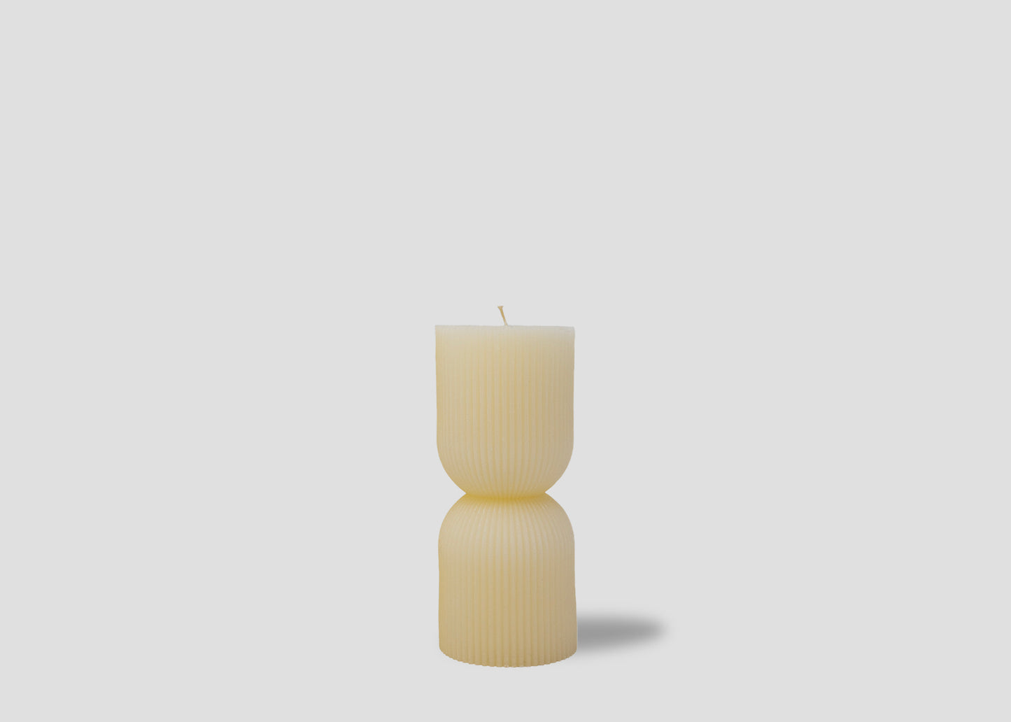 Ridged Pillar Candle