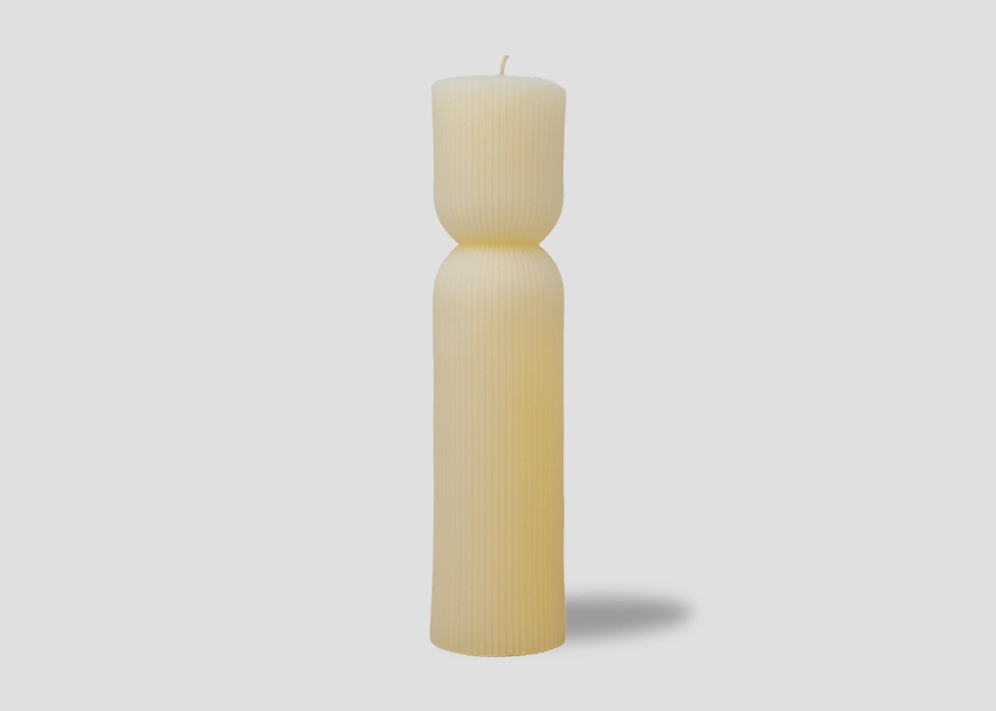 Ridged Pillar Candle